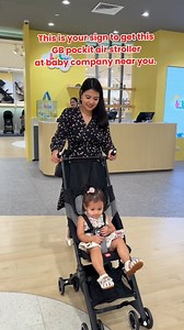 Mommy Princess finally has her dream compact stroller! 🥰 The GB Pockit Air All-Terrain is the ideal stroller to bring on your city strolls and family vacations. ✈️ 💛Effortless to carry and transport 💛All-Terrain Double Wheels 💛Breathable Mesh Fabric 💛One-Hand Compact Fold 💛Airplane Hand-Luggage Compliant and more! 🛍️ SHOP NOW by visiting Baby Company Stores near you. Also available inside SM Stores nationwide. See you there. 👋🏻 👶🏻 Interested in more Baby Company items and offers? Visi