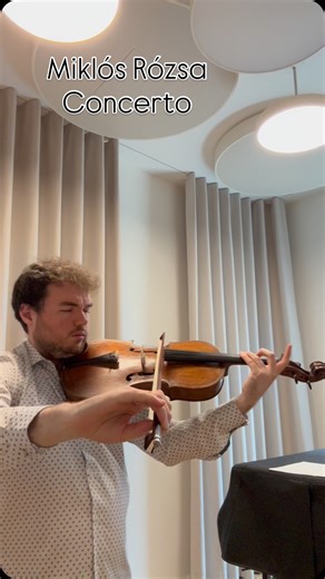 Miklós Rózsa Concerto tomorrow. This has to be one of the greatest viola concertos of the 20th Century! @goettingersymphonieorchester @simongaudenz @harrisonparrottgroup @harmoniamundi_inter | Timothy Ridout - Violist