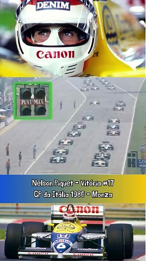 Vitória de Nelson Piquet no GP da Itália 1986