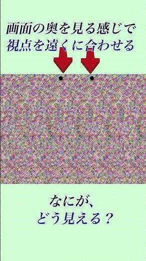 なにが、どう見える？立体視チャレンジ！ #立体視 #平行法 #ステレオグラム #3dチャレンジ