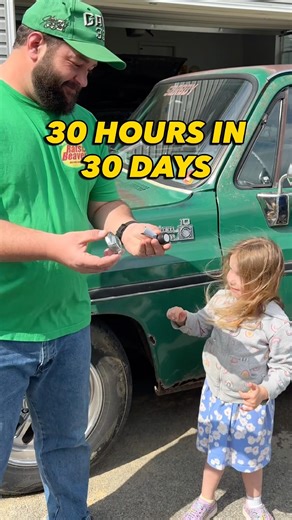 Day 2: Kids help fix #C10 window + new handles 🔧 #squarebody #chevrolet #trucklife