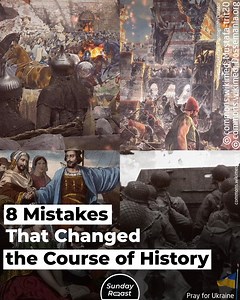History is as often shaped by bad decisions as by sound ones. Even more often, it’s shaped by 💭 human error… | Sunday Roast