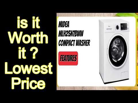 REVIEW Midea MLH25N7BWW Compact Washer Features - Important Information