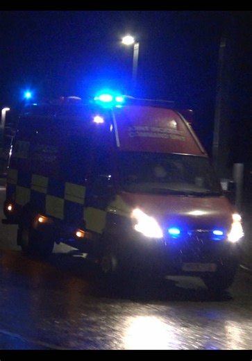#workington’s joint incident command unit turning out to a flat fire in a high rise building in #whitehaven using blue lights and sirens! #cumbriafireandrescueservice #cumbriafirephotos #fireengine
