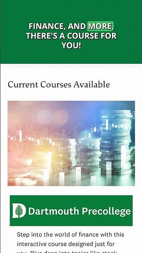 Unlock Your Potential | Dartmouth Precollege Online Program