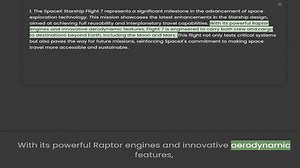 1. The SpaceX Starship Flight 7 represents a significant milestone in the advancement of space explo