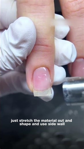 Quick and easy square nails ❤️💅🏻#shorts