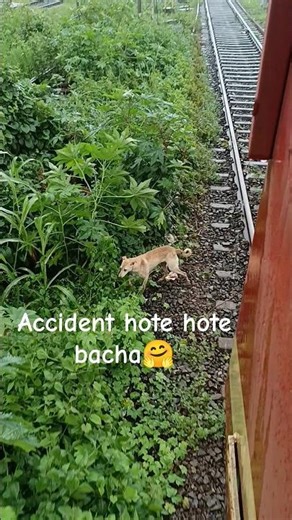 Train se Accident hote hote bacha😨Caught in Camera 📷#viralshort