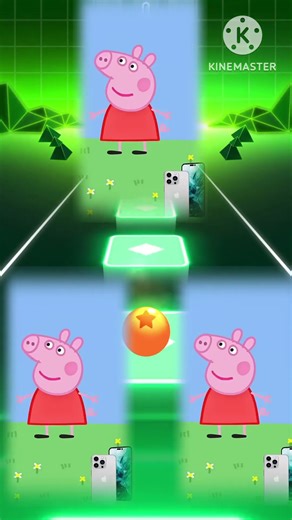 Peppa pig screaming character - Tiles hop #peppa #peppapig #peppapigcharacters