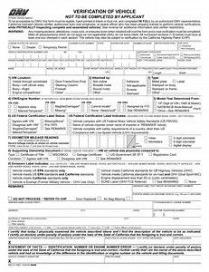 Car Identification Number Vin Verification Nh Department Of Automobile
