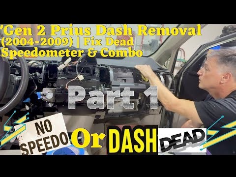Gen 2 Prius Dash Removal (2004–2009) | Fix Dead Speedometer & Combo Meter