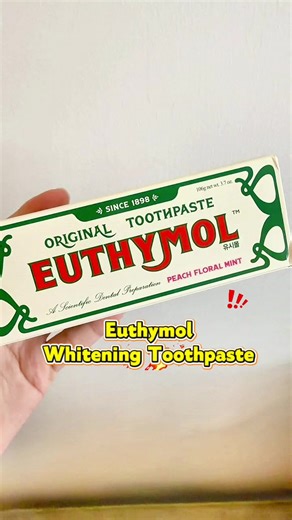Fresh breath, brighter smile in one step! I’ve been using Euthymol Whitening Toothpaste — it helps remove stains while keeping your breath fresh and clean. Perfect for everyday whitening care! #Euthymol #WhiteningToothpaste #BrighterSmile #FreshBreath #createtowin
