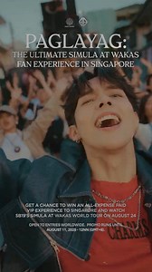INTERNATIONAL A’TIN ARE YOU READY! Click here to enter: One (1) Winner will receive an all expense paid trip for two (2) to witness SB19 live in SINGAPORE for the Simula at Wakas World Tour! This giveaway is open WORLDWIDE. Winner will be notified via e-mail by a Sony Music Philippines representative on August 12, 2025. Campaign Period: August 5 - August 11, 2025 - 12NN (GMT+8) | Sony Music Thailand | Facebook