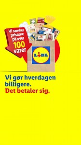 17K views | Gør hverdagen billigere ⬇️ Fast lav pris på over 100 varer. Det betaler sig.️ | Lidl Danmark | Facebook