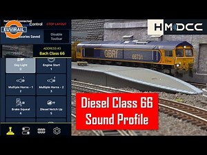 Checking out the HM7000 TXS Decoder Class 66 Sound Profile via the App