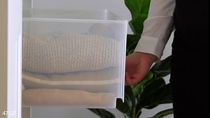 IRIS USA 14.5 Qt. Plastic Drawer Storage Organizer Stacking Drawers, 3-Pack, Stackable Unit with Sliding Drawer for Clothes Bedroom Kitchen Under Sink Pantry Craft Room Bathroom Dorm Office, White