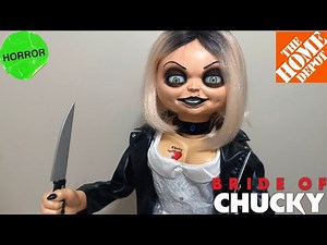 TIFFANY VALENTINE DOLL ANIMATRONIC!! HOME DEPOT 2025!! UNBOXING, SET UP & DEMO!!