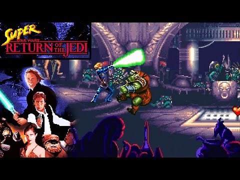 Super Star Wars: Return of the Jedi ... (SNES) 60fps Gameplay