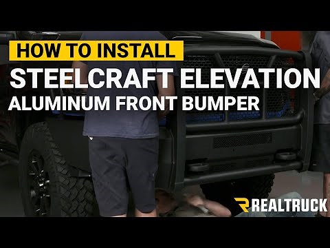 How to Install Steelcraft Elevation Aluminum Front Bumper on a 2020 Ram 2500