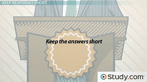 Tips for Handling Audience Questions During a Presentation - Video | Study.com