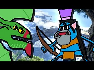 Zombey learns to fly on an alien planet.