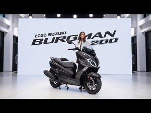 2026 Suzuki Burgman 200 Is HERE! Luxury Scooter with Big Power & Smart Features 😱