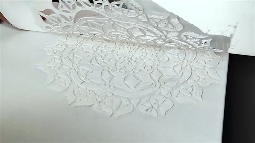 Textured mixed media art: Mandala & geometric stencils on canvas | DIY abstract wall art tutorial