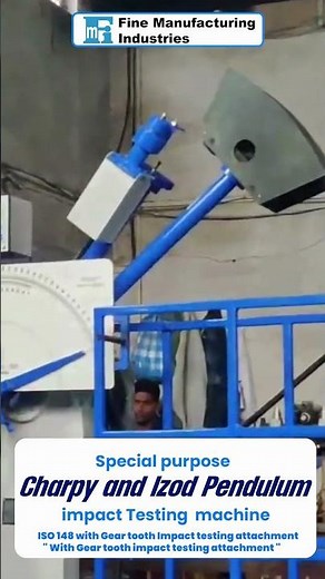 special purpose charpy & izod pendulum impact testing machine | #shorts