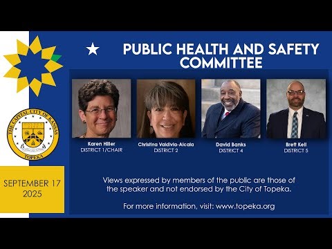 Public Health & Safety Committee Meeting September 17, 2025