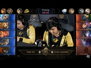 [GAME1] ONIC PH VS EVOS LEGENDS M1 MLBB CHAMPIONSHIP 2019