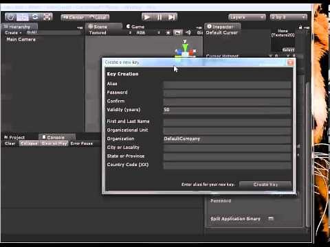 How to sign a Unity app for the android market