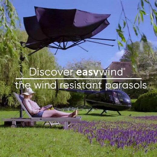 Belveo by Easywind Parasols - Wind resistant, patented and designed to last