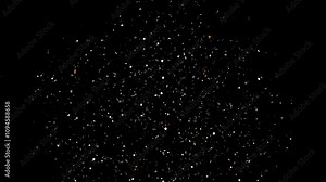 Celebration paper ribbons Confetti blast party birthday and party decoration concept background. glitter dust particles events award ceremonies, jubilees, New Year's parties, or product presentations