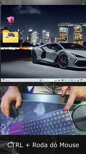Como aumentar e diminuir os ícones da área de trabalho no #windows