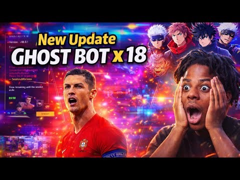 GHOST BOT X18 🔥 تحديث جديد 2026 | يعمل على Free Fire Normal & FF MAX ✅