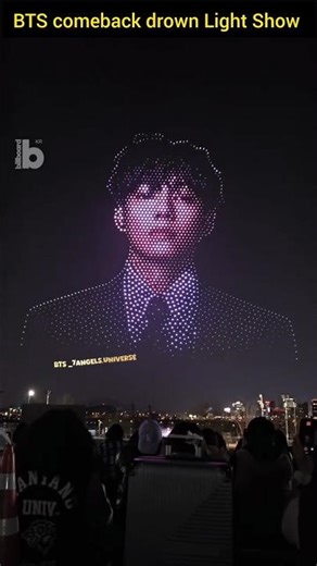 BTS comeback drown Light Show 😍💜✨#bts #btsarmy