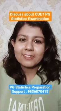 CUET PG Statistics Exam Discussion | Syllabus, Strategy & Tips #cuetpg #statistics #pgentrance