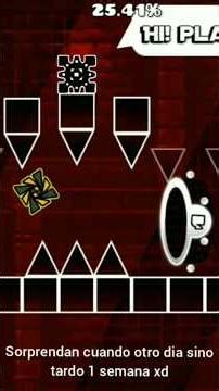 intentando crear un nivel #geometrydash #gd #extremedemon #xd #humor #insanedemon #dia5 #new #nose
