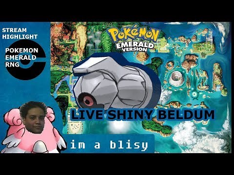 LIVE SHINY BELDUM IN 1 SR POKEMON EMERALD