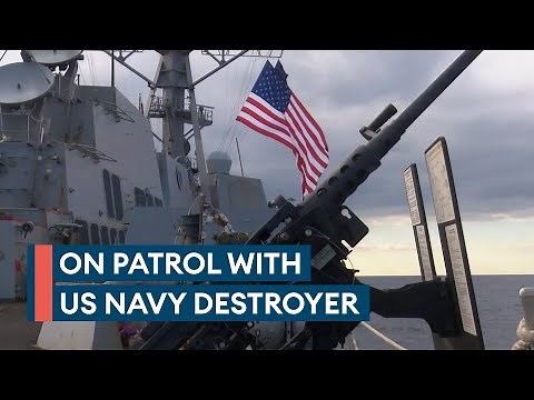 Exclusive: On board a US Navy destroyer patrolling the Mediterranean