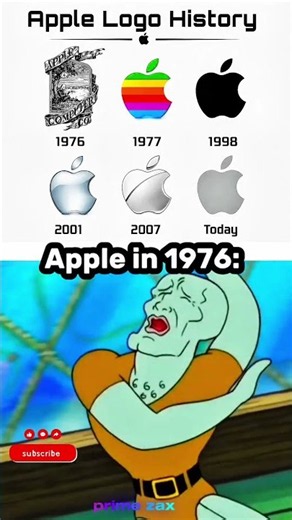Apple Logo Evolution🤯From 1976 to Today! The First Logo Was Wild#viralvideo #tiktokviral#viralshorts