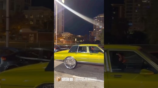 Candy lime gold box Chevy on 30’s Forgiatos