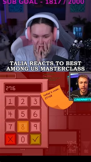 IShowSDMN on Instagram: "TALIA REACTS TO MINIMINTER BEST AMONG US MASTERCLASS #sidemen #amongus #miniminter"