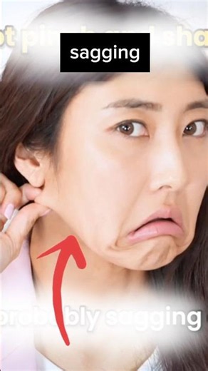 Pinch Here to Prevent Sagging Jowls, Marionette Lines, Smile Lines! #shorts #antiaging