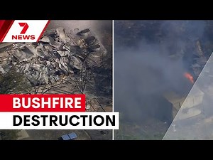 Victoria's bushfire destruction revealed from 7News helicopter | 7NEWS