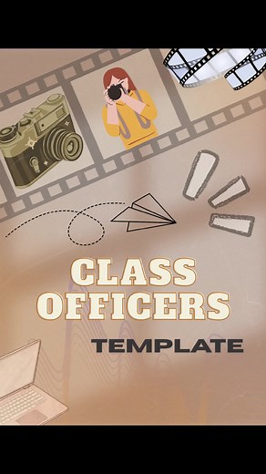Classroom Officers Template for Aesthetic Vibes