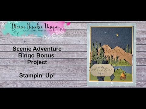 Scenic Adventure Bingo Bonus Project - Stampin' Up!