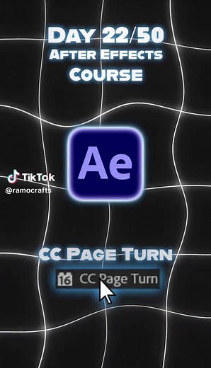 After Effects Page Flip Animation with CC Page Turn Effect