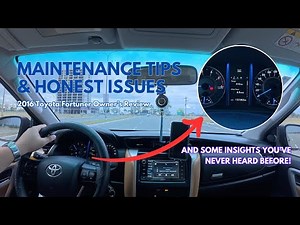 Toyota Fortuner Maintenance Tips & Honest Issues ( Owner Review ) | AutoTune by Enzo