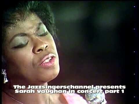 Sarah Vaughan in concert Paris 1969 Broken hearted melody Misty